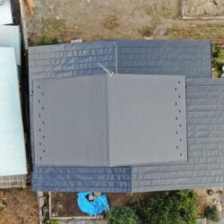 渋川市　U様邸　離れ屋根塗装・板金工事